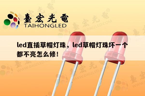 led直插草帽灯珠,led草帽灯珠坏一个都不亮怎么修!-第1张图片-led灯珠, 贴片led灯珠, 直插led灯珠, 大功率灯珠, 3528灯珠, led灯珠厂家广东台宏光电科技有限公司 服务热线400-689-8189 led直插草帽灯珠,led草帽灯珠坏一个都不亮怎么修!-第1张图片-led灯珠, 贴片led灯珠, 直插led灯珠, 大功率灯珠, 3528灯珠, led灯珠厂家广东台宏光电科技有限公司 服务热线400-689-8189