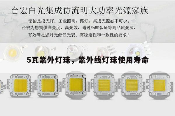 5瓦紫外灯珠,紫外线灯珠使用寿命-第1张图片-led灯珠, 贴片led灯珠, 直插led灯珠, 大功率灯珠, 3528灯珠, led灯珠厂家广东台宏光电科技有限公司 服务热线400-689-8189 5瓦紫外灯珠,紫外线灯珠使用寿命-第1张图片-led灯珠, 贴片led灯珠, 直插led灯珠, 大功率灯珠, 3528灯珠, led灯珠厂家广东台宏光电科技有限公司 服务热线400-689-8189