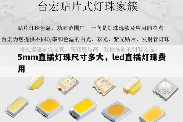 5mm直插灯珠尺寸多大，led直插灯珠费用-第1张图片-led灯珠, 贴片led灯珠, 直插led灯珠, 大功率灯珠, 3528灯珠, led灯珠厂家广东台宏光电科技有限公司 服务热线400-689-8189