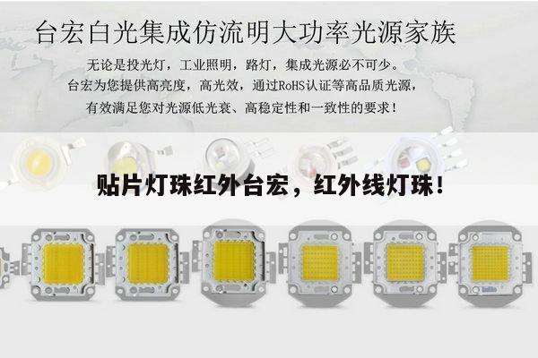 贴片灯珠红外台宏，红外线灯珠！-第1张图片-led灯珠, 贴片led灯珠, 直插led灯珠, 大功率灯珠, 3528灯珠, led灯珠厂家广东台宏光电科技有限公司 服务热线400-689-8189