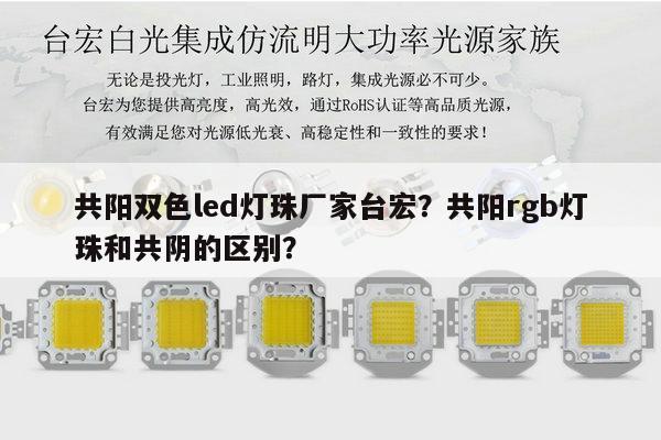 共阳双色led灯珠厂家台宏?共阳rgb灯珠和共阴的区别?-第1张图片-led灯珠, 贴片led灯珠, 直插led灯珠, 大功率灯珠, 3528灯珠, led灯珠厂家广东台宏光电科技有限公司 服务热线400-689-8189 共阳双色led灯珠厂家台宏?共阳rgb灯珠和共阴的区别?-第1张图片-led灯珠, 贴片led灯珠, 直插led灯珠, 大功率灯珠, 3528灯珠, led灯珠厂家广东台宏光电科技有限公司 服务热线400-689-8189