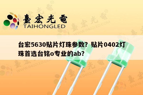 台宏5630贴片灯珠参数?贴片0402灯珠首选台铭o专业的ab?-第1张图片-led灯珠, 贴片led灯珠, 直插led灯珠, 大功率灯珠, 3528灯珠, led灯珠厂家广东台宏光电科技有限公司 服务热线400-689-8189 台宏5630贴片灯珠参数?贴片0402灯珠首选台铭o专业的ab?-第1张图片-led灯珠, 贴片led灯珠, 直插led灯珠, 大功率灯珠, 3528灯珠, led灯珠厂家广东台宏光电科技有限公司 服务热线400-689-8189