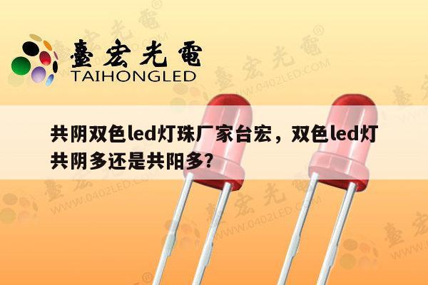 共阴双色led灯珠厂家台宏,双色led灯共阴多还是共阳多?-第1张图片-led灯珠, 贴片led灯珠, 直插led灯珠, 大功率灯珠, 3528灯珠, led灯珠厂家广东台宏光电科技有限公司 服务热线400-689-8189 共阴双色led灯珠厂家台宏,双色led灯共阴多还是共阳多?-第1张图片-led灯珠, 贴片led灯珠, 直插led灯珠, 大功率灯珠, 3528灯珠, led灯珠厂家广东台宏光电科技有限公司 服务热线400-689-8189