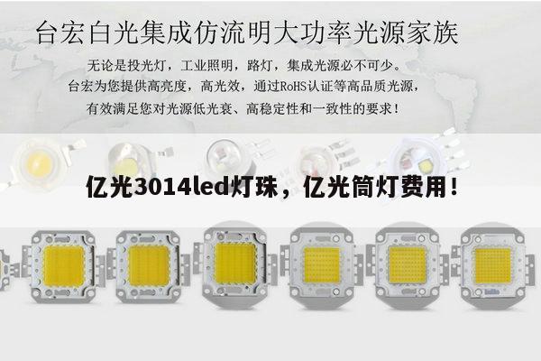 亿光3014led灯珠,亿光筒灯费用!-第1张图片-led灯珠, 贴片led灯珠, 直插led灯珠, 大功率灯珠, 3528灯珠, led灯珠厂家广东台宏光电科技有限公司 服务热线400-689-8189 亿光3014led灯珠,亿光筒灯费用!-第1张图片-led灯珠, 贴片led灯珠, 直插led灯珠, 大功率灯珠, 3528灯珠, led灯珠厂家广东台宏光电科技有限公司 服务热线400-689-8189