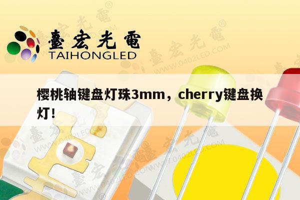 樱桃轴键盘灯珠3mm,cherry键盘换灯!-第1张图片-led灯珠, 贴片led灯珠, 直插led灯珠, 大功率灯珠, 3528灯珠, led灯珠厂家广东台宏光电科技有限公司 服务热线400-689-8189 樱桃轴键盘灯珠3mm,cherry键盘换灯!-第1张图片-led灯珠, 贴片led灯珠, 直插led灯珠, 大功率灯珠, 3528灯珠, led灯珠厂家广东台宏光电科技有限公司 服务热线400-689-8189