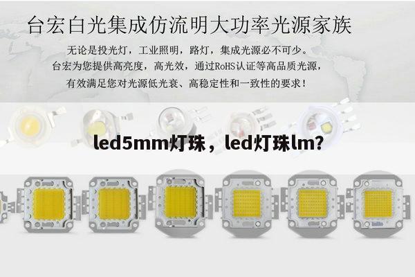 led5mm灯珠，led灯珠lm？-第1张图片-led灯珠, 贴片led灯珠, 直插led灯珠, 大功率灯珠, 3528灯珠, led灯珠厂家广东台宏光电科技有限公司 服务热线400-689-8189
