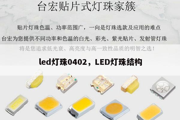 led灯珠0402，LED灯珠结构-第1张图片-led灯珠, 贴片led灯珠, 直插led灯珠, 大功率灯珠, 3528灯珠, led灯珠厂家广东台宏光电科技有限公司 服务热线400-689-8189