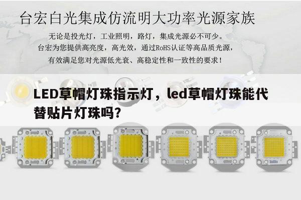 LED草帽灯珠指示灯,led草帽灯珠能代替贴片灯珠吗?-第1张图片-led灯珠, 贴片led灯珠, 直插led灯珠, 大功率灯珠, 3528灯珠, led灯珠厂家广东台宏光电科技有限公司 服务热线400-689-8189 LED草帽灯珠指示灯,led草帽灯珠能代替贴片灯珠吗?-第1张图片-led灯珠, 贴片led灯珠, 直插led灯珠, 大功率灯珠, 3528灯珠, led灯珠厂家广东台宏光电科技有限公司 服务热线400-689-8189