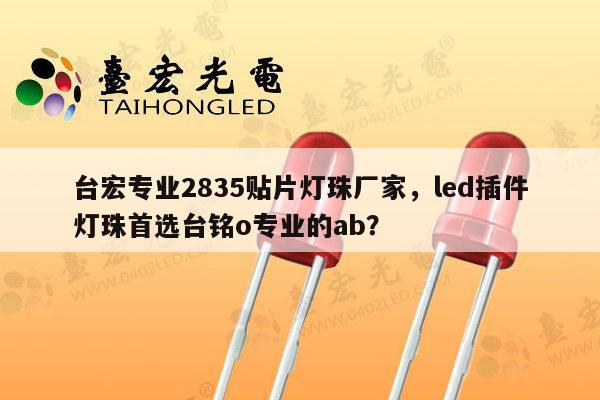 台宏专业2835贴片灯珠厂家，led插件灯珠首选台铭o专业的ab？-第1张图片-led灯珠, 贴片led灯珠, 直插led灯珠, 大功率灯珠, 3528灯珠, led灯珠厂家广东台宏光电科技有限公司 服务热线400-689-8189