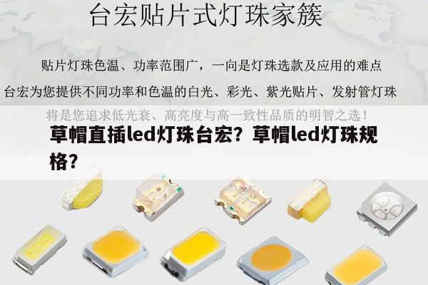 草帽直插led灯珠台宏？草帽led灯珠规格？-第1张图片-led灯珠, 贴片led灯珠, 直插led灯珠, 大功率灯珠, 3528灯珠, led灯珠厂家广东台宏光电科技有限公司 服务热线400-689-8189