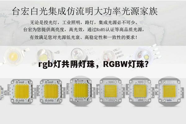 rgb灯共阴灯珠,RGBW灯珠?-第1张图片-led灯珠, 贴片led灯珠, 直插led灯珠, 大功率灯珠, 3528灯珠, led灯珠厂家广东台宏光电科技有限公司 服务热线400-689-8189 rgb灯共阴灯珠,RGBW灯珠?-第1张图片-led灯珠, 贴片led灯珠, 直插led灯珠, 大功率灯珠, 3528灯珠, led灯珠厂家广东台宏光电科技有限公司 服务热线400-689-8189