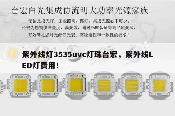 紫外线灯3535uvc灯珠台宏，紫外线LED灯费用！-第1张图片-led灯珠, 贴片led灯珠, 直插led灯珠, 大功率灯珠, 3528灯珠, led灯珠厂家广东台宏光电科技有限公司 服务热线400-689-8189
