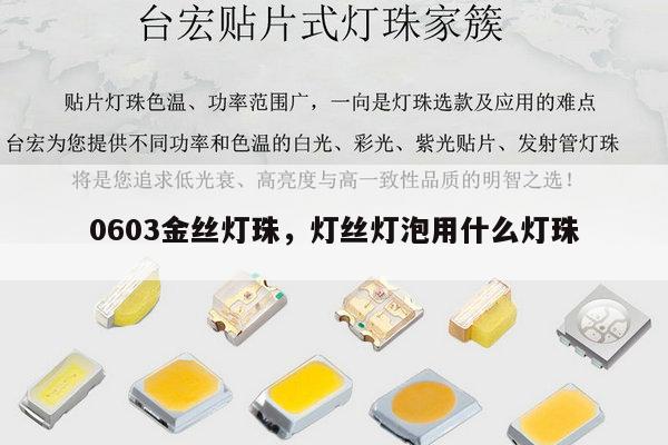 0603金丝灯珠，灯丝灯泡用什么灯珠-第1张图片-led灯珠, 贴片led灯珠, 直插led灯珠, 大功率灯珠, 3528灯珠, led灯珠厂家广东台宏光电科技有限公司 服务热线400-689-8189