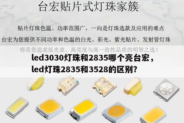 led3030灯珠和2835哪个亮台宏,led灯珠2835和3528的区别?-第1张图片-led灯珠, 贴片led灯珠, 直插led灯珠, 大功率灯珠, 3528灯珠, led灯珠厂家广东台宏光电科技有限公司 服务热线400-689-8189 led3030灯珠和2835哪个亮台宏,led灯珠2835和3528的区别?-第1张图片-led灯珠, 贴片led灯珠, 直插led灯珠, 大功率灯珠, 3528灯珠, led灯珠厂家广东台宏光电科技有限公司 服务热线400-689-8189
