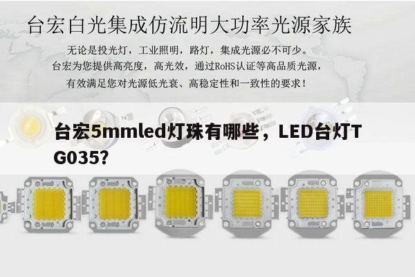 台宏5mmled灯珠有哪些，LED台灯TG035？-第1张图片-led灯珠, 贴片led灯珠, 直插led灯珠, 大功率灯珠, 3528灯珠, led灯珠厂家广东台宏光电科技有限公司 服务热线400-689-8189