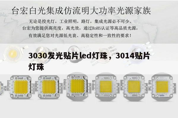 3030发光贴片led灯珠,3014贴片灯珠-第1张图片-led灯珠, 贴片led灯珠, 直插led灯珠, 大功率灯珠, 3528灯珠, led灯珠厂家广东台宏光电科技有限公司 服务热线400-689-8189 3030发光贴片led灯珠,3014贴片灯珠-第1张图片-led灯珠, 贴片led灯珠, 直插led灯珠, 大功率灯珠, 3528灯珠, led灯珠厂家广东台宏光电科技有限公司 服务热线400-689-8189