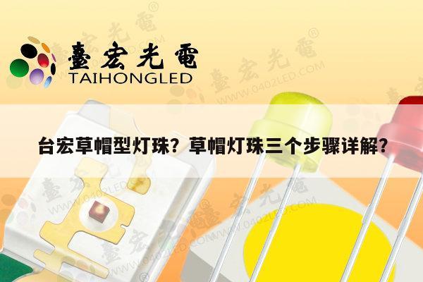 台宏草帽型灯珠?草帽灯珠三个步骤详解?-第1张图片-led灯珠, 贴片led灯珠, 直插led灯珠, 大功率灯珠, 3528灯珠, led灯珠厂家广东台宏光电科技有限公司 服务热线400-689-8189 台宏草帽型灯珠?草帽灯珠三个步骤详解?-第1张图片-led灯珠, 贴片led灯珠, 直插led灯珠, 大功率灯珠, 3528灯珠, led灯珠厂家广东台宏光电科技有限公司 服务热线400-689-8189