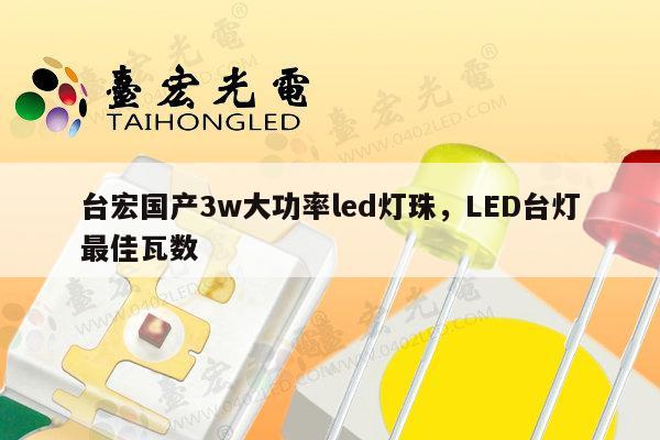 台宏国产3w大功率led灯珠,LED台灯最佳瓦数-第1张图片-led灯珠, 贴片led灯珠, 直插led灯珠, 大功率灯珠, 3528灯珠, led灯珠厂家广东台宏光电科技有限公司 服务热线400-689-8189 台宏国产3w大功率led灯珠,LED台灯最佳瓦数-第1张图片-led灯珠, 贴片led灯珠, 直插led灯珠, 大功率灯珠, 3528灯珠, led灯珠厂家广东台宏光电科技有限公司 服务热线400-689-8189