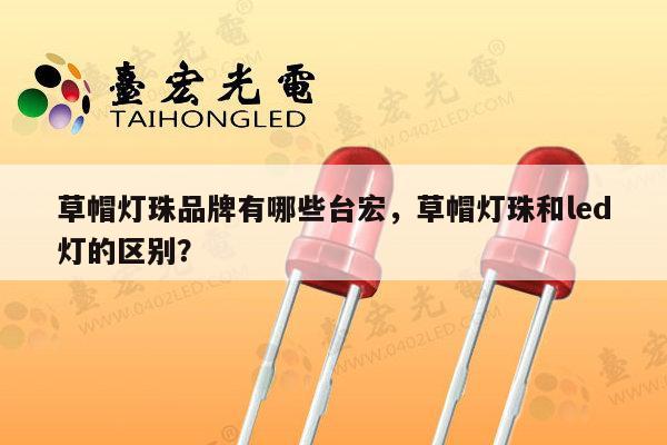 草帽灯珠品牌有哪些台宏,草帽灯珠和led灯的区别?-第1张图片-led灯珠, 贴片led灯珠, 直插led灯珠, 大功率灯珠, 3528灯珠, led灯珠厂家广东台宏光电科技有限公司 服务热线400-689-8189 草帽灯珠品牌有哪些台宏,草帽灯珠和led灯的区别?-第1张图片-led灯珠, 贴片led灯珠, 直插led灯珠, 大功率灯珠, 3528灯珠, led灯珠厂家广东台宏光电科技有限公司 服务热线400-689-8189