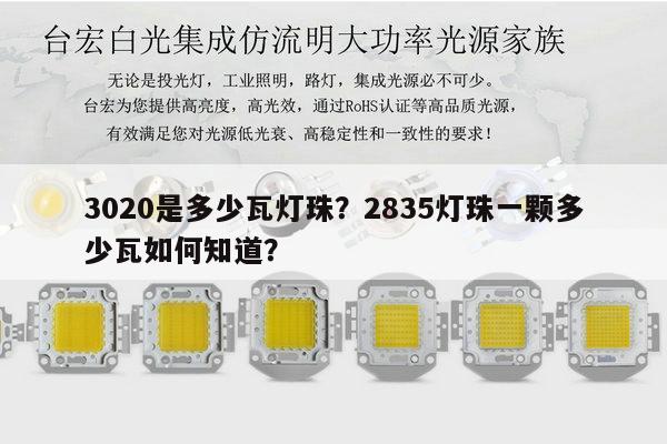 3020是多少瓦灯珠?2835灯珠一颗多少瓦如何知道?-第1张图片-led灯珠, 贴片led灯珠, 直插led灯珠, 大功率灯珠, 3528灯珠, led灯珠厂家广东台宏光电科技有限公司 服务热线400-689-8189 3020是多少瓦灯珠?2835灯珠一颗多少瓦如何知道?-第1张图片-led灯珠, 贴片led灯珠, 直插led灯珠, 大功率灯珠, 3528灯珠, led灯珠厂家广东台宏光电科技有限公司 服务热线400-689-8189