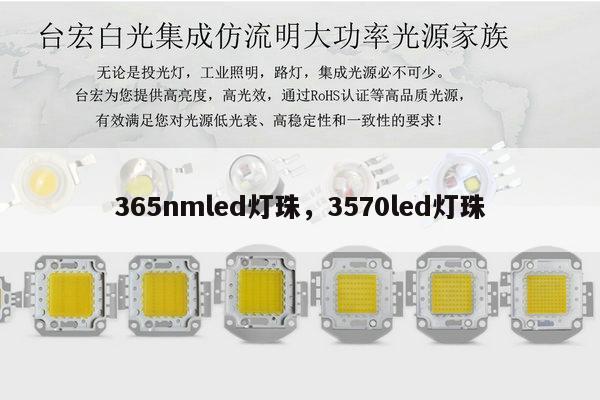 365nmled灯珠，3570led灯珠-第1张图片-led灯珠, 贴片led灯珠, 直插led灯珠, 大功率灯珠, 3528灯珠, led灯珠厂家广东台宏光电科技有限公司 服务热线400-689-8189