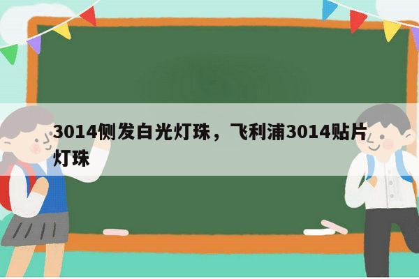 3014侧发白光灯珠，飞利浦3014贴片灯珠-第1张图片-led灯珠, 贴片led灯珠, 直插led灯珠, 大功率灯珠, 3528灯珠, led灯珠厂家广东台宏光电科技有限公司 服务热线400-689-8189