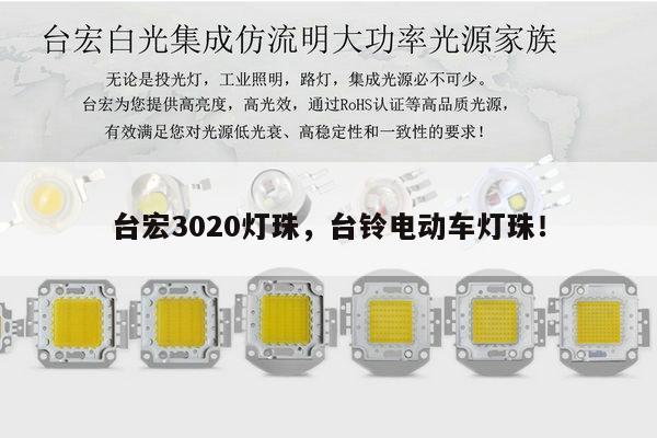 台宏3020灯珠，台铃电动车灯珠！-第1张图片-led灯珠, 贴片led灯珠, 直插led灯珠, 大功率灯珠, 3528灯珠, led灯珠厂家广东台宏光电科技有限公司 服务热线400-689-8189