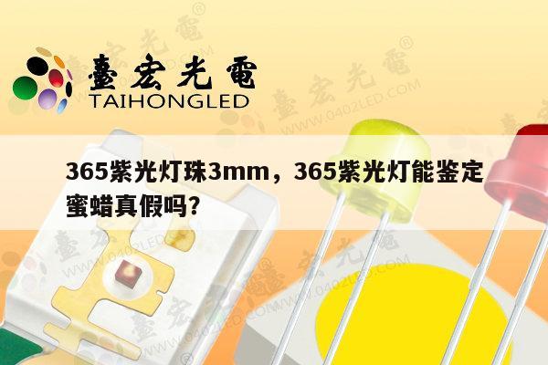 365紫光灯珠3mm，365紫光灯能鉴定蜜蜡真假吗？-第1张图片-led灯珠, 贴片led灯珠, 直插led灯珠, 大功率灯珠, 3528灯珠, led灯珠厂家广东台宏光电科技有限公司 服务热线400-689-8189
