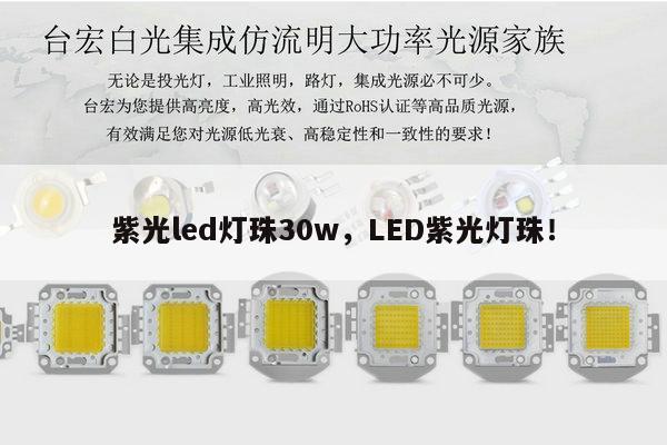 紫光led灯珠30w,LED紫光灯珠!-第1张图片-led灯珠, 贴片led灯珠, 直插led灯珠, 大功率灯珠, 3528灯珠, led灯珠厂家广东台宏光电科技有限公司 服务热线400-689-8189 紫光led灯珠30w,LED紫光灯珠!-第1张图片-led灯珠, 贴片led灯珠, 直插led灯珠, 大功率灯珠, 3528灯珠, led灯珠厂家广东台宏光电科技有限公司 服务热线400-689-8189