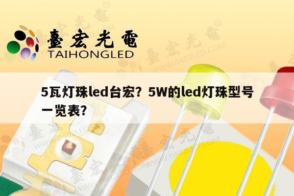 5瓦灯珠led台宏?5W的led灯珠型号一览表?-第1张图片-led灯珠, 贴片led灯珠, 直插led灯珠, 大功率灯珠, 3528灯珠, led灯珠厂家广东台宏光电科技有限公司 服务热线400-689-8189 5瓦灯珠led台宏?5W的led灯珠型号一览表?-第1张图片-led灯珠, 贴片led灯珠, 直插led灯珠, 大功率灯珠, 3528灯珠, led灯珠厂家广东台宏光电科技有限公司 服务热线400-689-8189