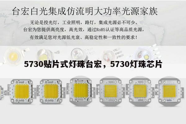 5730贴片式灯珠台宏，5730灯珠芯片-第1张图片-led灯珠, 贴片led灯珠, 直插led灯珠, 大功率灯珠, 3528灯珠, led灯珠厂家广东台宏光电科技有限公司 服务热线400-689-8189