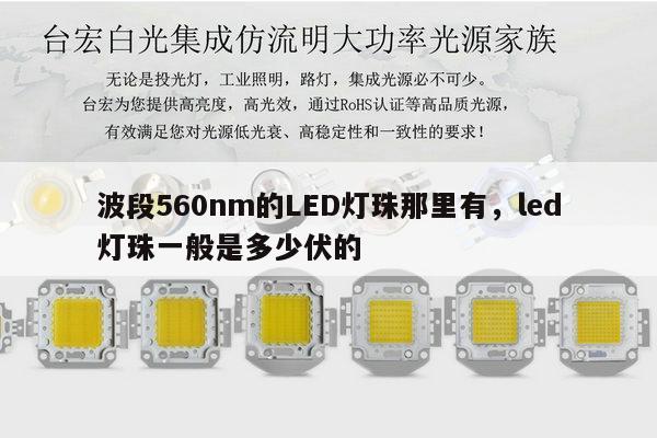 波段560nm的LED灯珠那里有,led灯珠一般是多少伏的-第1张图片-led灯珠, 贴片led灯珠, 直插led灯珠, 大功率灯珠, 3528灯珠, led灯珠厂家广东台宏光电科技有限公司 服务热线400-689-8189 波段560nm的LED灯珠那里有,led灯珠一般是多少伏的-第1张图片-led灯珠, 贴片led灯珠, 直插led灯珠, 大功率灯珠, 3528灯珠, led灯珠厂家广东台宏光电科技有限公司 服务热线400-689-8189