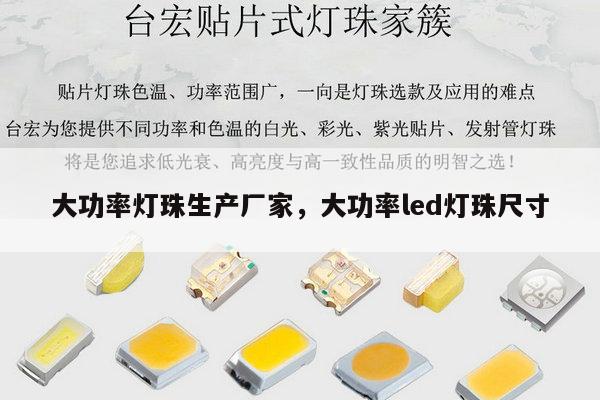 大功率灯珠生产厂家,大功率led灯珠尺寸-第1张图片-led灯珠, 贴片led灯珠, 直插led灯珠, 大功率灯珠, 3528灯珠, led灯珠厂家广东台宏光电科技有限公司 服务热线400-689-8189 大功率灯珠生产厂家,大功率led灯珠尺寸-第1张图片-led灯珠, 贴片led灯珠, 直插led灯珠, 大功率灯珠, 3528灯珠, led灯珠厂家广东台宏光电科技有限公司 服务热线400-689-8189
