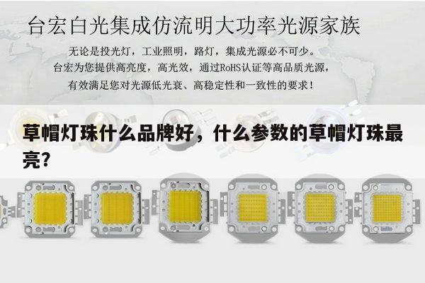 草帽灯珠什么品牌好,什么参数的草帽灯珠最亮?-第1张图片-led灯珠, 贴片led灯珠, 直插led灯珠, 大功率灯珠, 3528灯珠, led灯珠厂家广东台宏光电科技有限公司 服务热线400-689-8189 草帽灯珠什么品牌好,什么参数的草帽灯珠最亮?-第1张图片-led灯珠, 贴片led灯珠, 直插led灯珠, 大功率灯珠, 3528灯珠, led灯珠厂家广东台宏光电科技有限公司 服务热线400-689-8189
