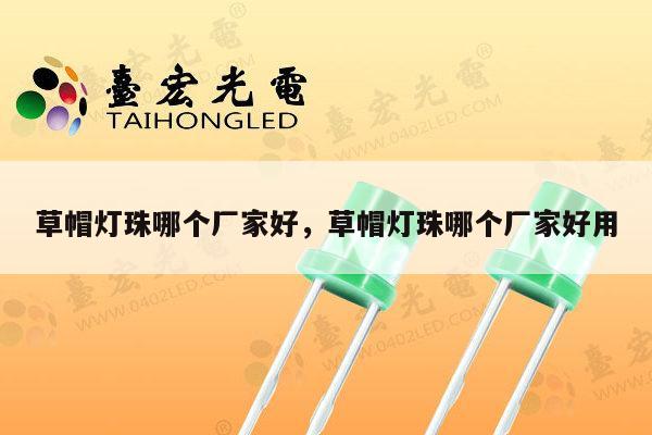 草帽灯珠哪个厂家好，草帽灯珠哪个厂家好用-第1张图片-led灯珠, 贴片led灯珠, 直插led灯珠, 大功率灯珠, 3528灯珠, led灯珠厂家广东台宏光电科技有限公司 服务热线400-689-8189