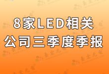 2023LED行业早期复苏之又8家LED相关公司2023三季度报一览-Led灯珠